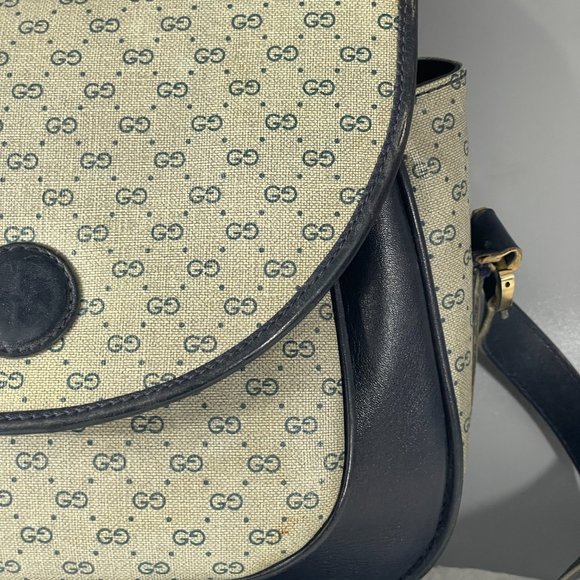 100% Authentic Gucci 1960's Micro GG Monogram Crossbody Bag - Picture 3 of 15